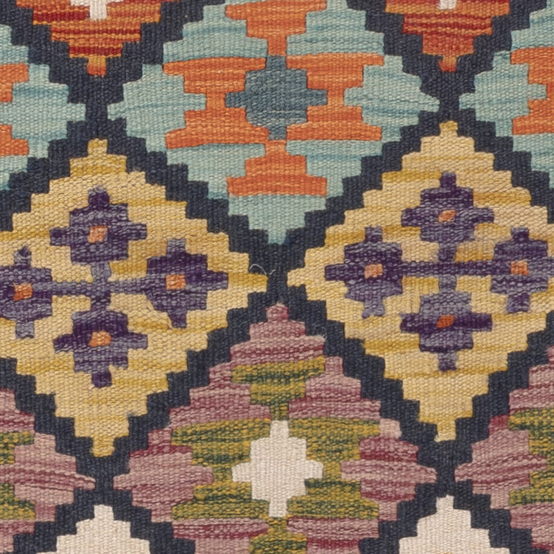 Kelim Rug - Splash - 129 x 81 cm - multicolored