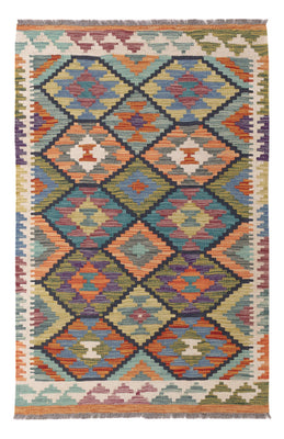 Kelim Rug - Splash - 124 x 81 cm - multicolored