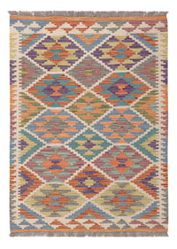 Kelim Rug - Splash - 119 x 86 cm - multicolored