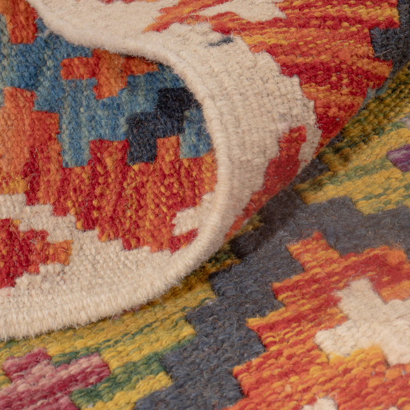 Kelim Rug - Splash - 114 x 82 cm - multicolored