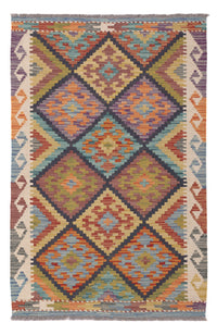 Kelim Rug - Splash - 121 x 81 cm - multicolored