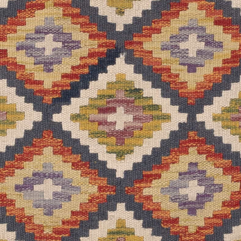 Kelim Rug - Splash - 118 x 83 cm - multicolored