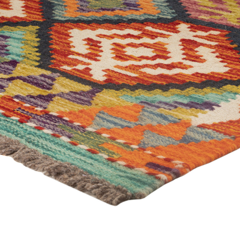 Kelim Rug - Splash - 118 x 83 cm - multicolored
