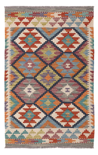 Kelim Rug - Splash - 124 x 79 cm - multicolored