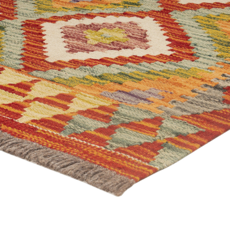Kelim Rug - Splash - 108 x 84 cm - multicolored