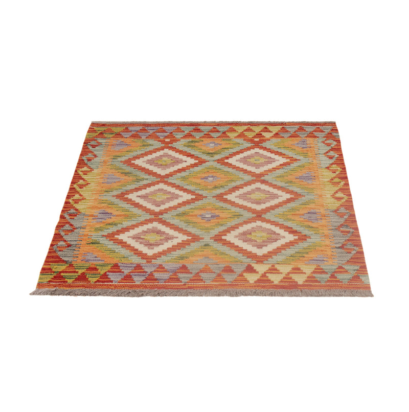 Kelim Rug - Splash - 108 x 84 cm - multicolored