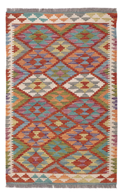 Kelim Rug - Splash - 124 x 77 cm - multicolored