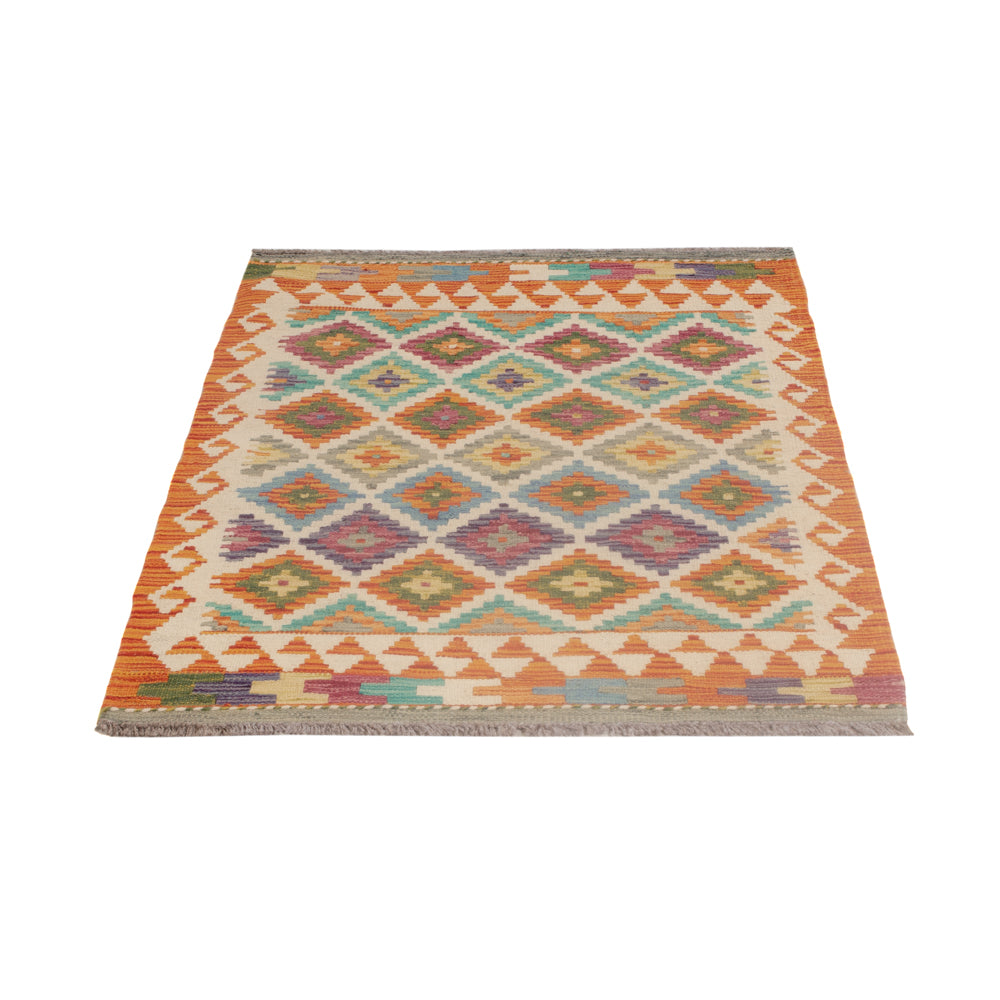 Kelim Rug - Splash - 124 x 80 cm - multicolored