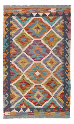 Kelim Rug - Splash - 127 x 79 cm - multicolored