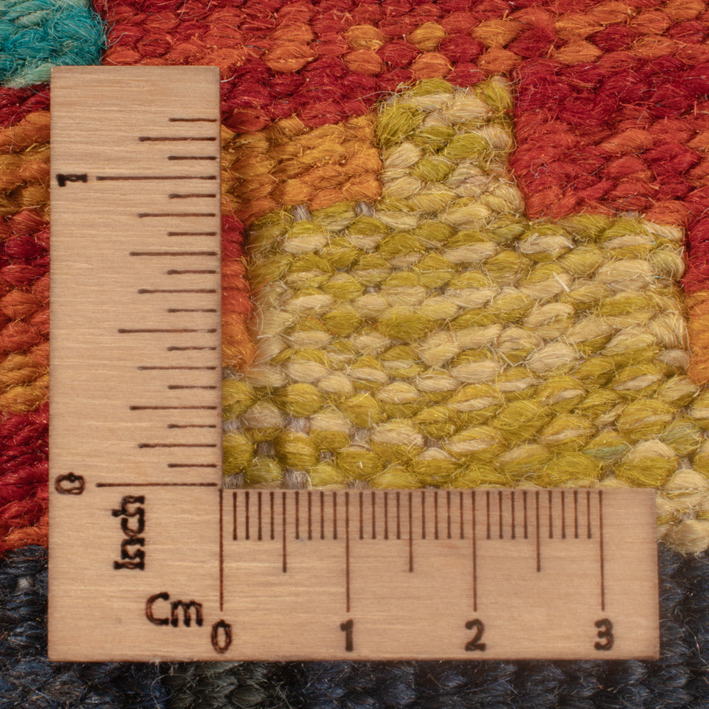 Kelim Rug - Splash - 127 x 79 cm - multicolored