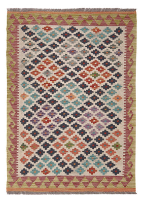 Kelim Rug - Splash - 126 x 87 cm - multicolored
