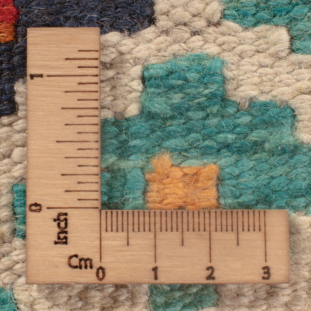 Kelim Rug - Splash - 126 x 87 cm - multicolored