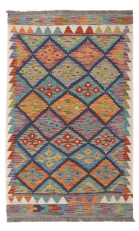Kelim Rug - Splash - 131 x 78 cm - multicolored