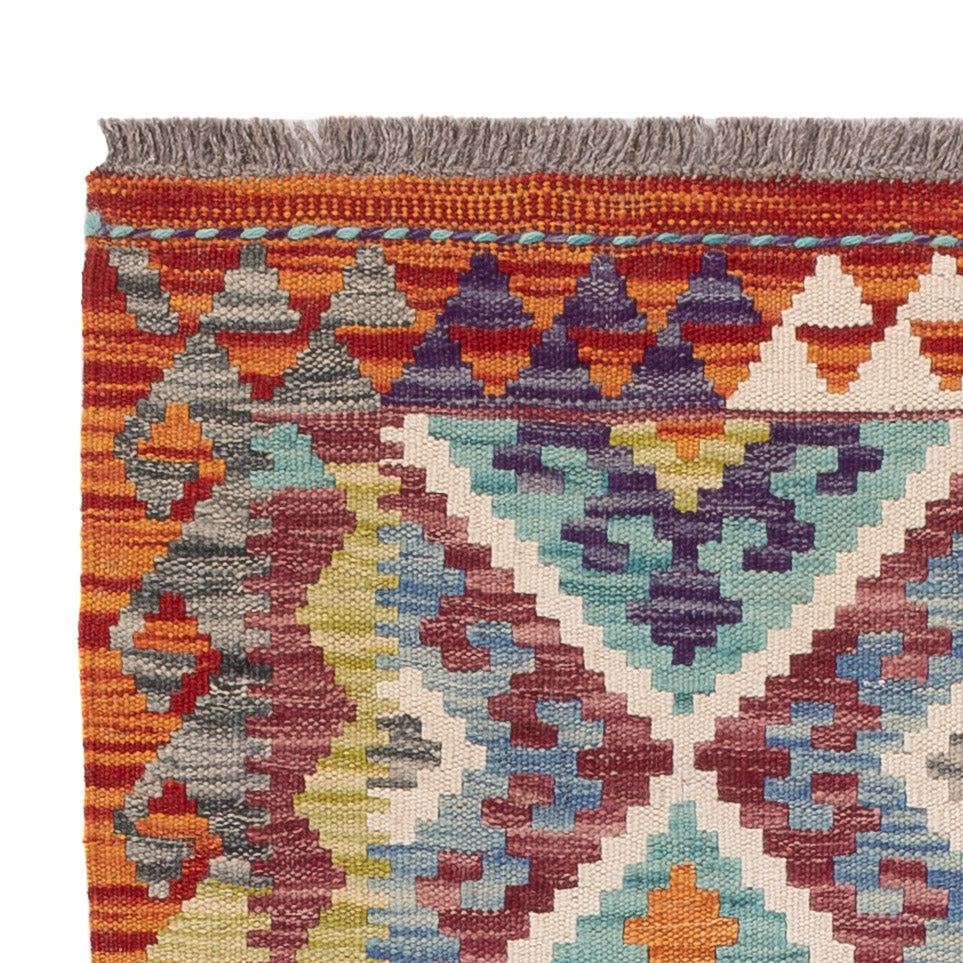 Kelim Rug - Splash - 122 x 81 cm - multicolored