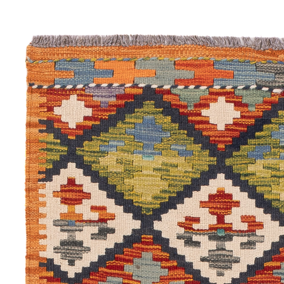 Kelim Rug - Splash - 123 x 86 cm - multicolored