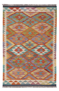 Kelim Rug - Splash - 122 x 83 cm - multicolored