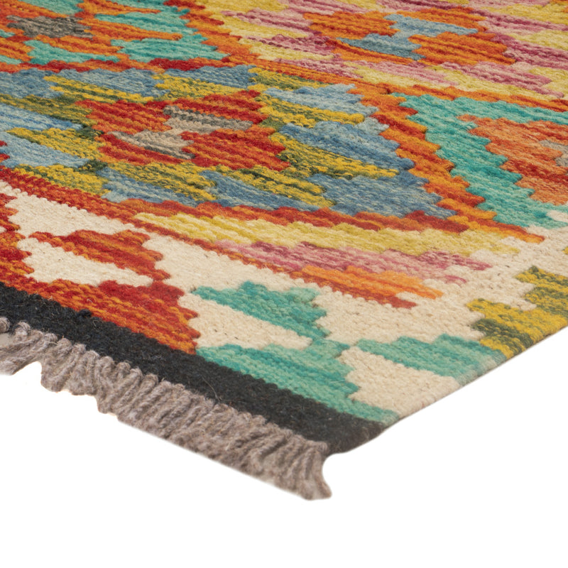 Kelim Rug - Splash - 122 x 83 cm - multicolored