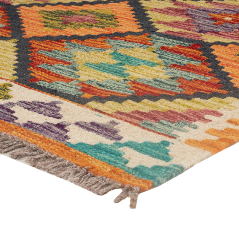 Kelim Rug - Splash - 130 x 83 cm - multicolored