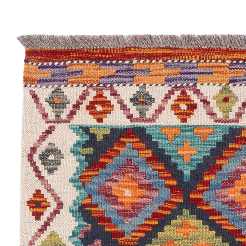 Kelim Rug - Splash - 124 x 82 cm - multicolored