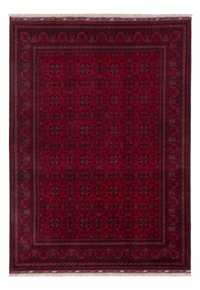 Afghan Rug - Royal - 243 x 172 cm - red