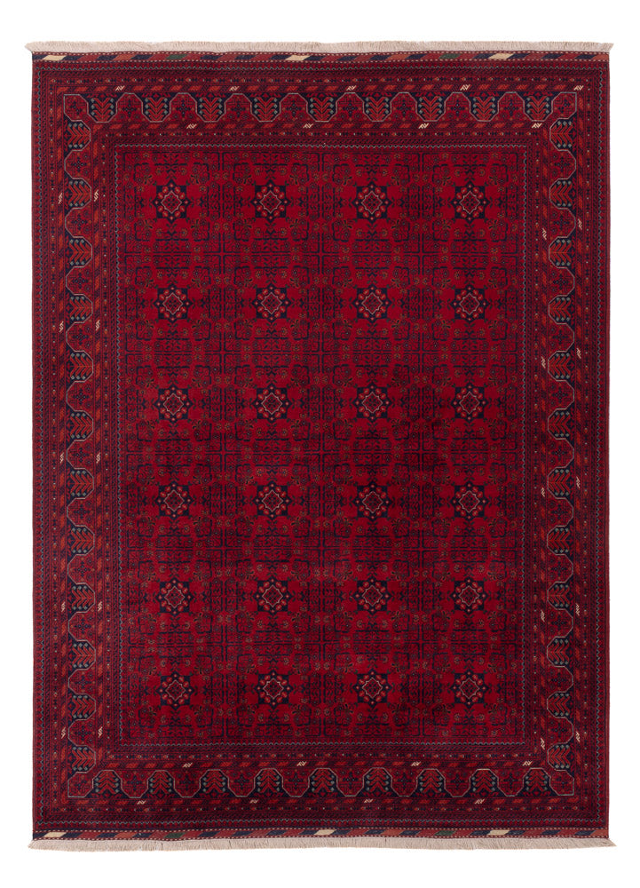 Afghan Rug - Royal - 234 x 171 cm - red