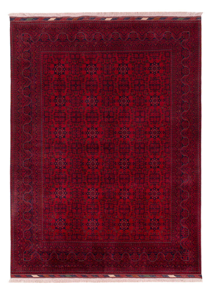Afghan Rug - Royal - 234 x 171 cm - red