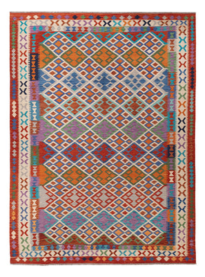 Kelim Rug - Splash - 348 x 249 cm - colorful