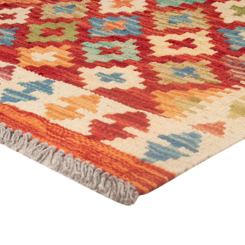 Kelim Rug - Splash - 128 x 81 cm - multicolored