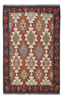 Kelim Rug - Splash - 126 x 84 cm - multicolored