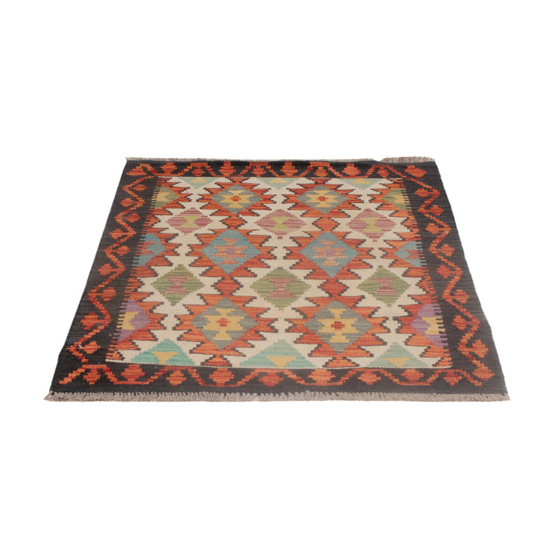 Kelim Rug - Splash - 126 x 84 cm - multicolored