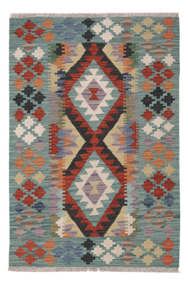 Kelim Rug - Splash - 122 x 84 cm - multicolored