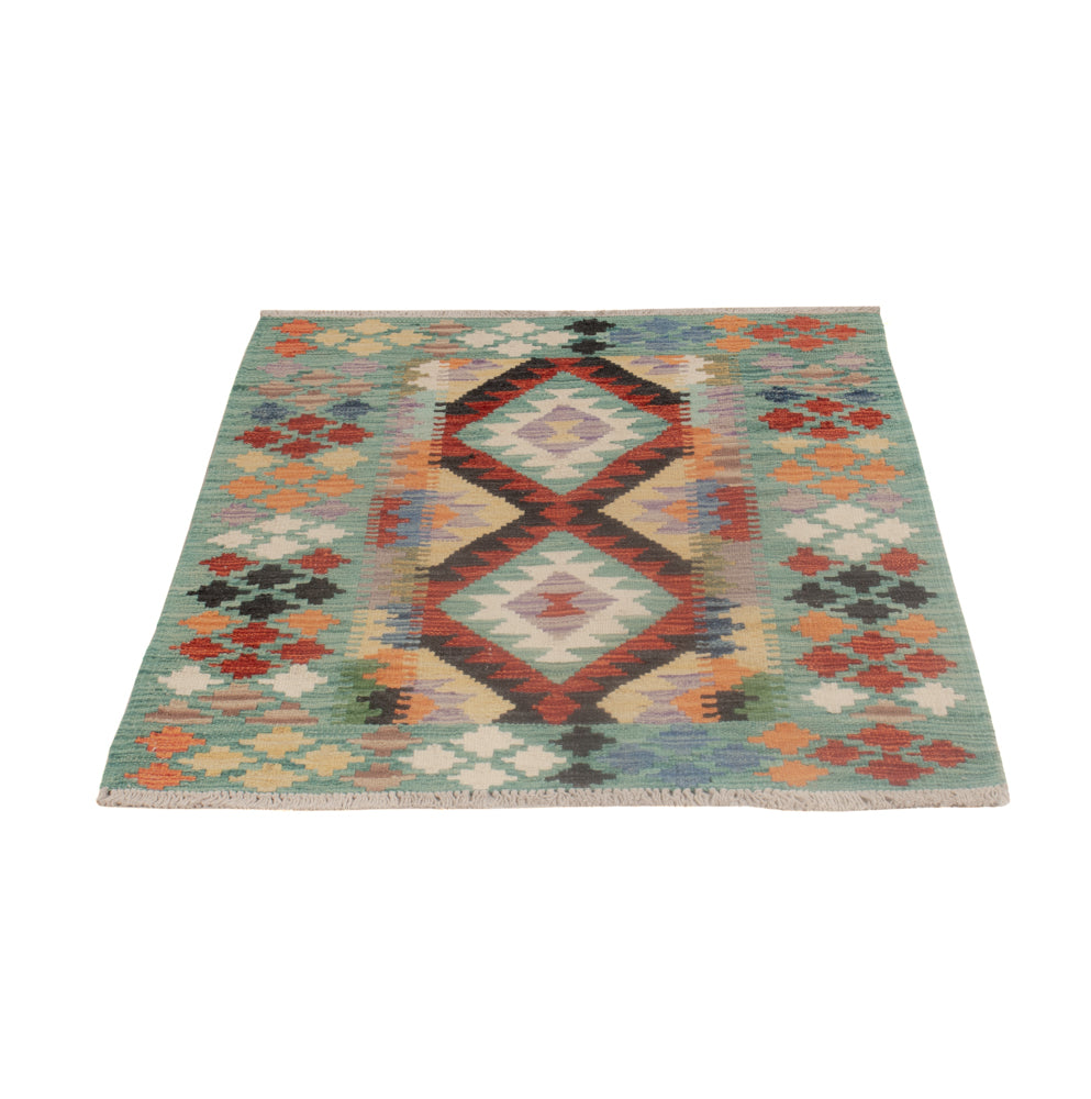 Kelim Rug - Splash - 122 x 84 cm - multicolored