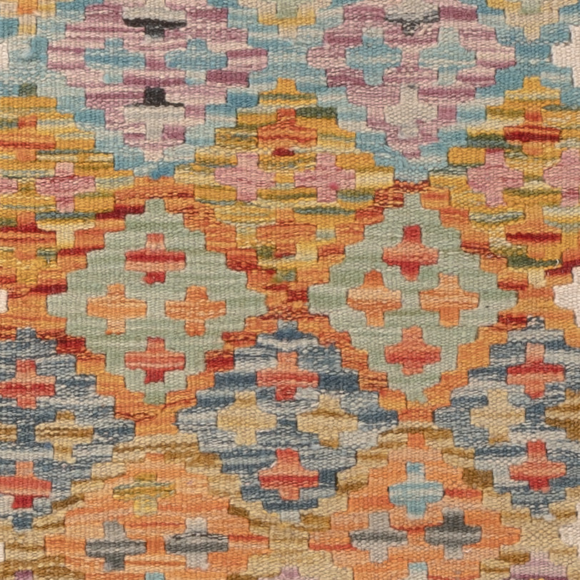 Kelim Rug - Splash - 124 x 84 cm - multicolored