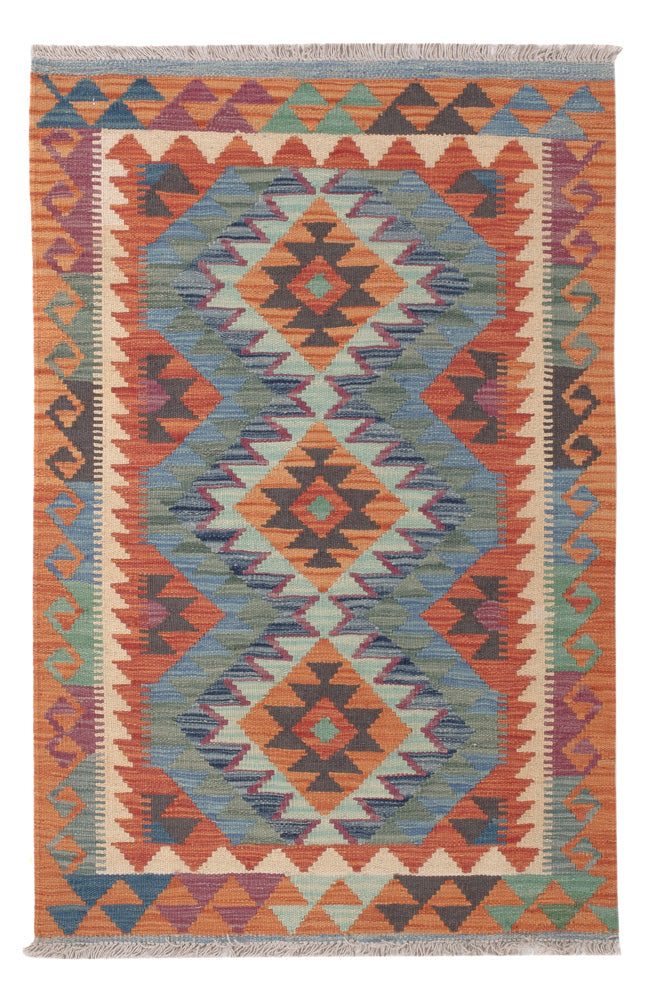 Kelim Rug - Splash - 125 x 81 cm - multicolored