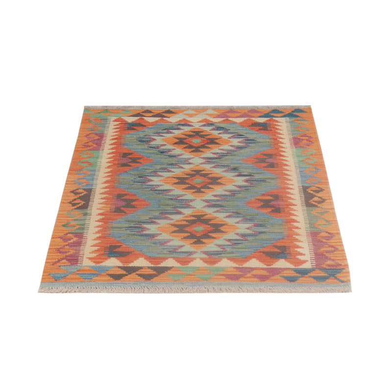 Kelim Rug - Splash - 125 x 81 cm - multicolored