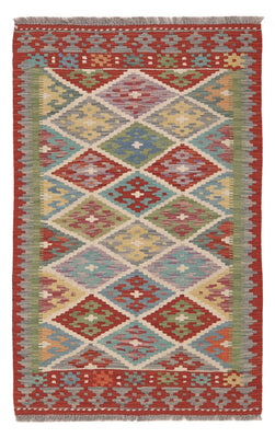 Kelim Rug - Splash - 117 x 73 cm - multicolored