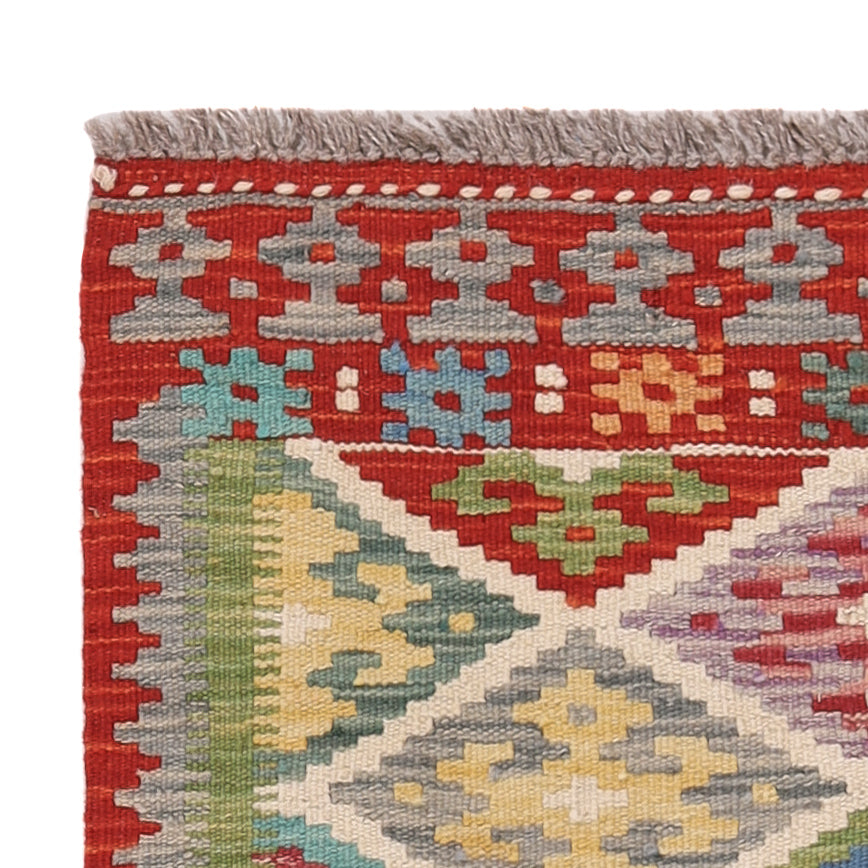 Kelim Rug - Splash - 117 x 73 cm - multicolored