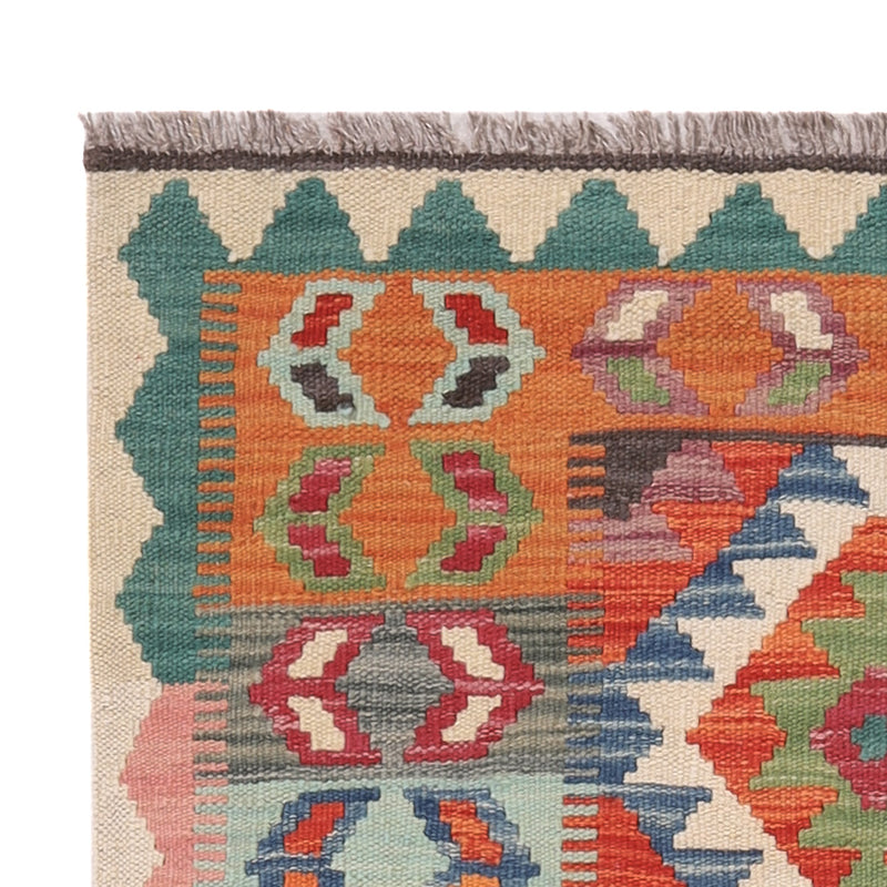 Kelim Rug - Splash - 118 x 82 cm - multicolored