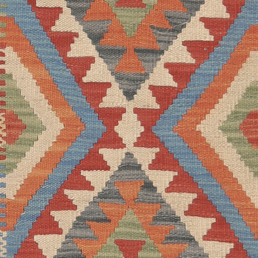 Kelim Rug - Splash - 132 x 86 cm - multicolored