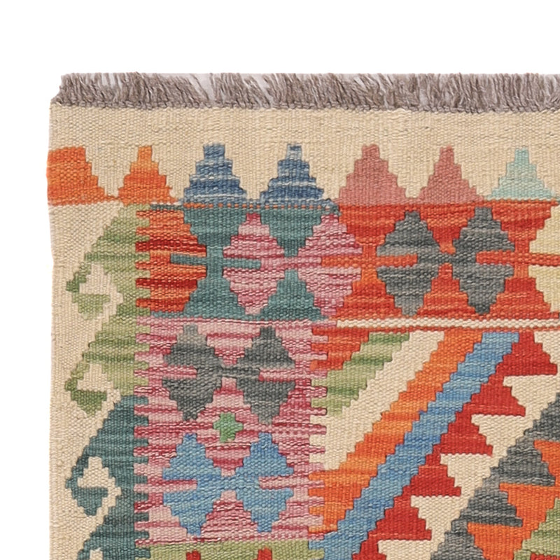 Kelim Rug - Splash - 132 x 86 cm - multicolored