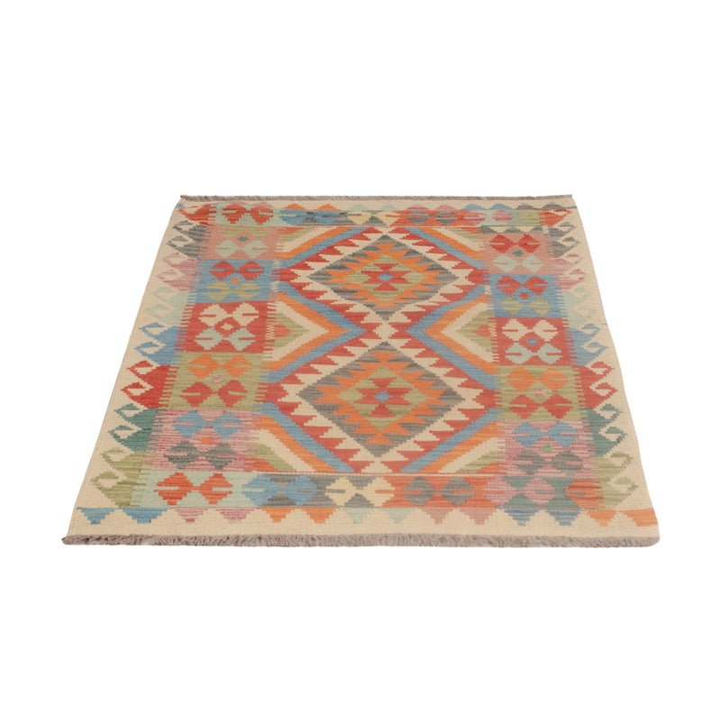 Kelim Rug - Splash - 132 x 86 cm - multicolored