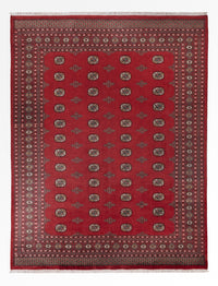 Pakistani Rug - 331 x 251 cm - red