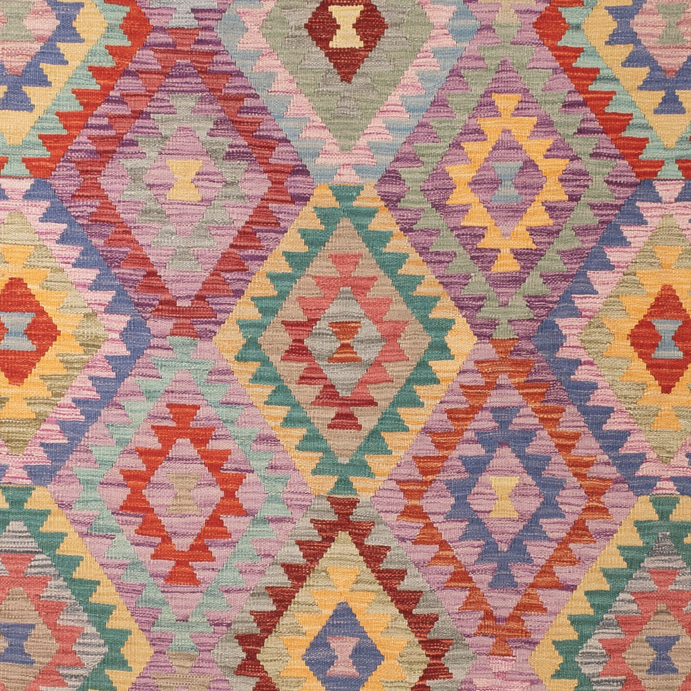 Kelim Rug - Splash - 304 x 242 cm - colorful