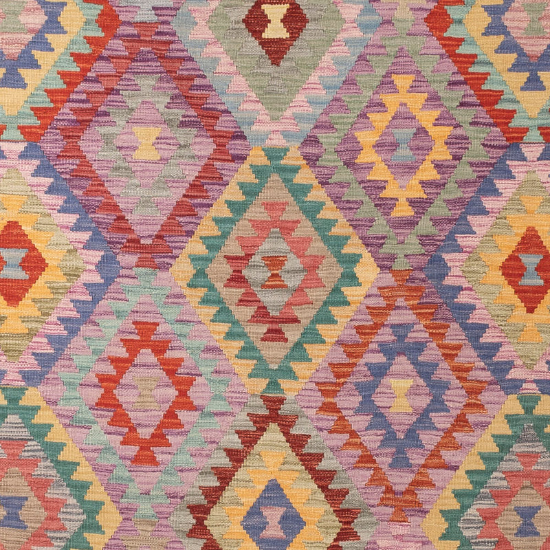 Kelim Rug - Splash - 304 x 242 cm - colorful