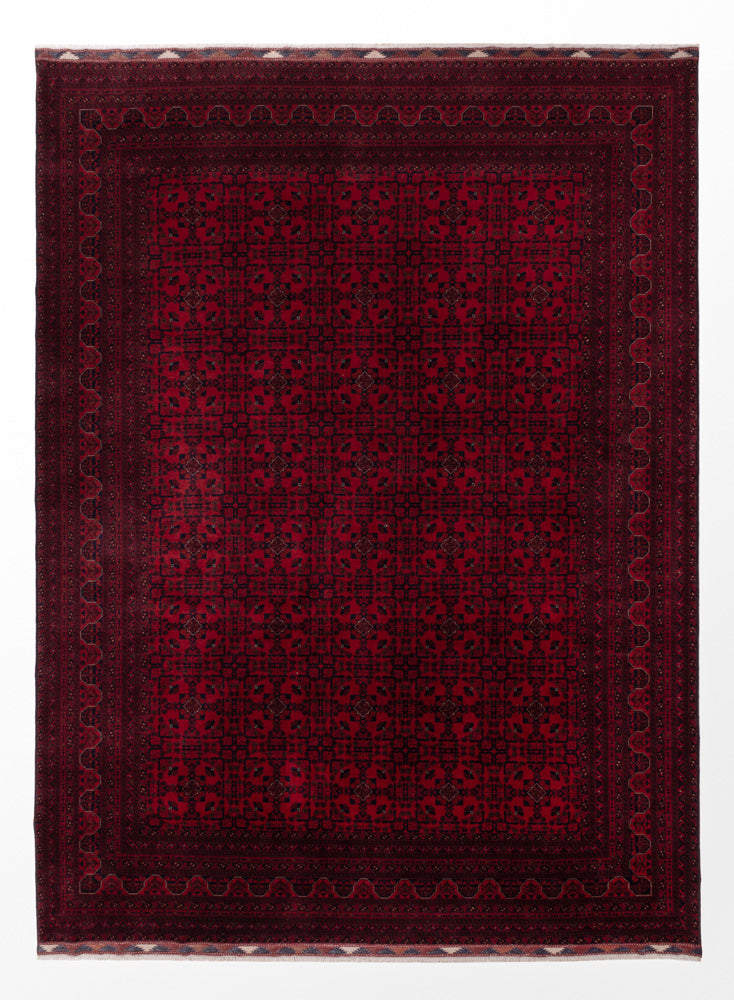 Afghan Rug - Royal - 350 x 254 cm - red