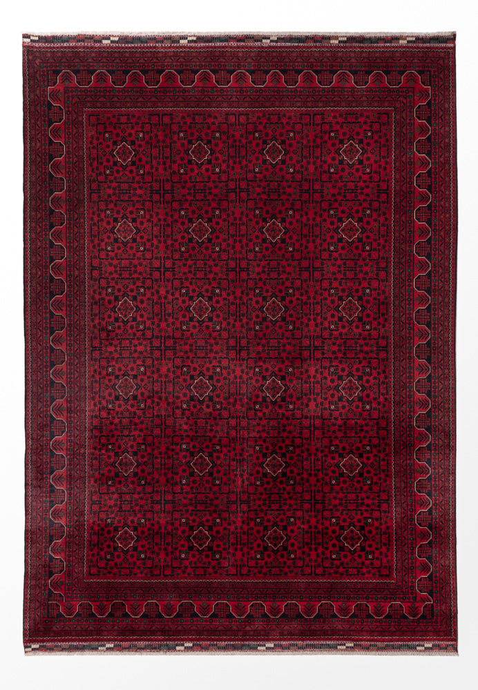 Afghan Rug - Kunduz - Royal - 350 x 246 cm - red