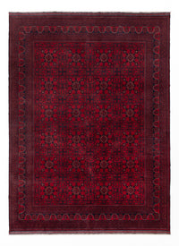 Afghan Rug - Kunduz - Royal - 346 x 250 cm - red