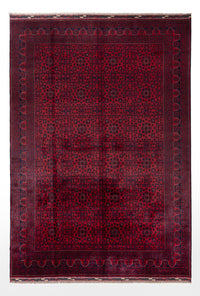 Afghan Rug - Kunduz - Royal - 351 x 246 cm - red