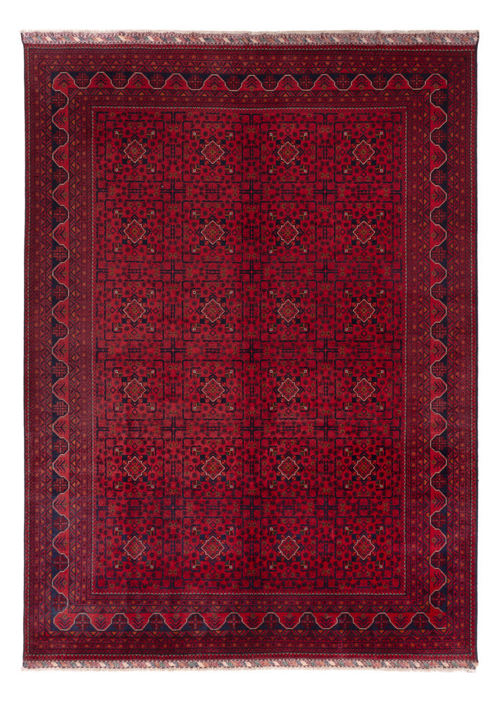 Afghan Rug - Kunduz - Royal - 343 x 247 cm - red