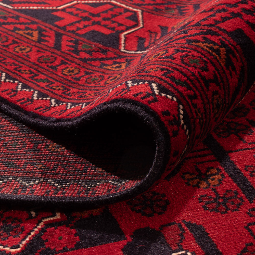 Afghan Rug - Kunduz - Royal - 348 x 251 cm - red